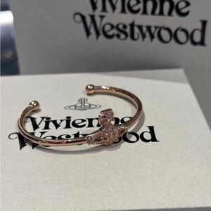 Vivienne Westwood Pink Crystal Bracelet